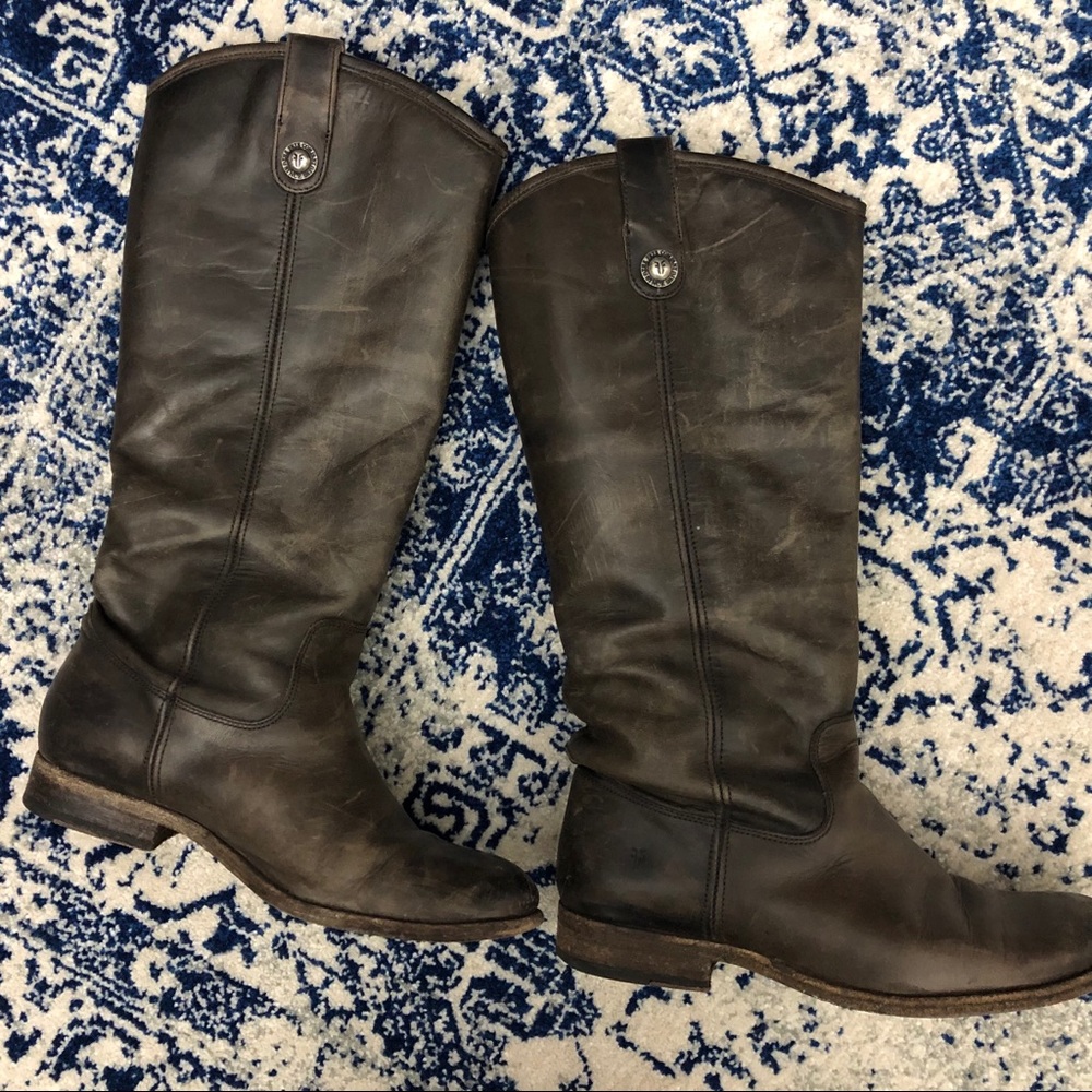 Frye Melissa Button Extended Calf Boots